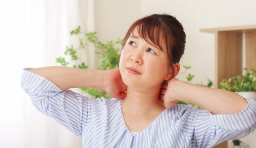 肩周りが凝る体格の良い女性